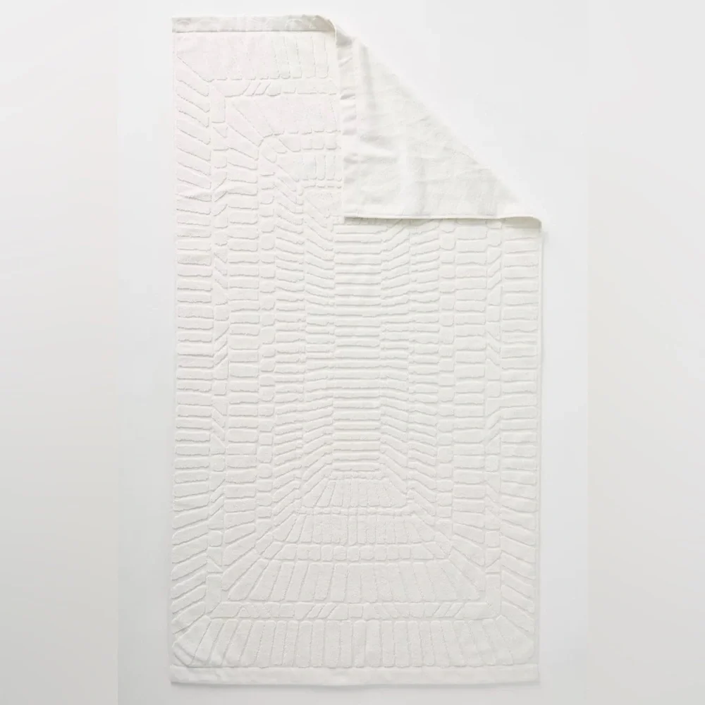 Anthropologie Leighton Hand Towel Set of 2 NWT